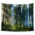 Tenture Murale Forêt avec Lumière Naturelle 150x130 cm