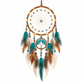 Capteur de rêves bohème avec plumes colorées