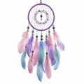 Attrape-rêves Plumes Multicolores Suspendues