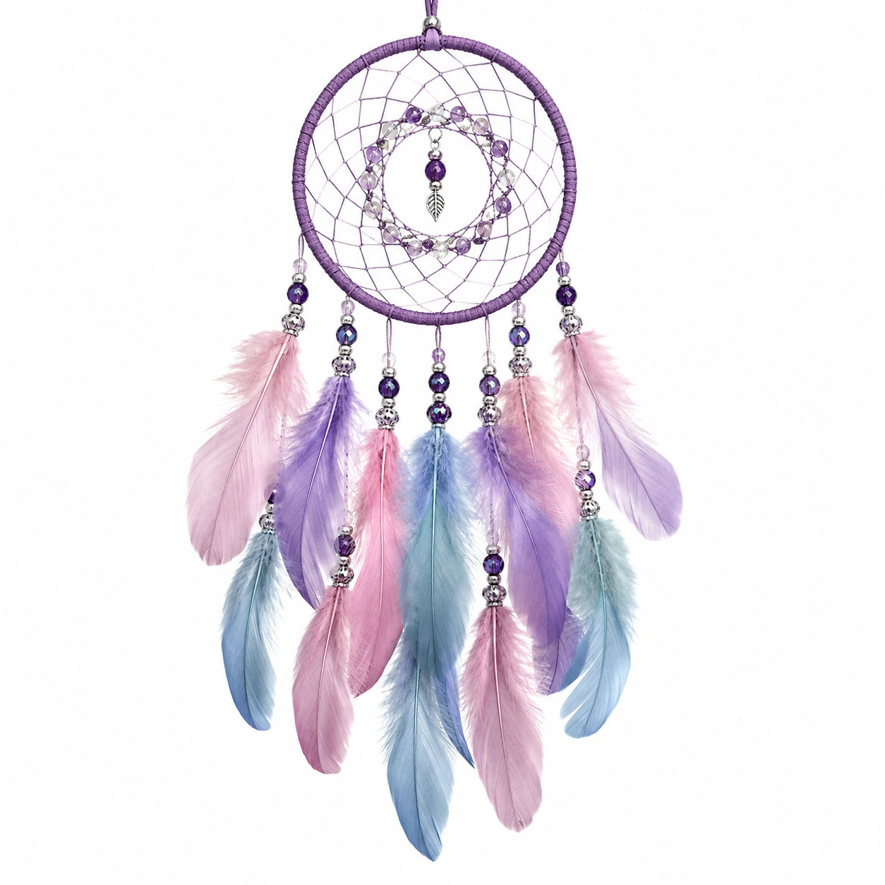 Attrape-rêves Plumes Multicolores Suspendues