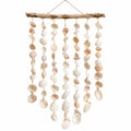 Rideau Décoratif de Coquillages Blanc et Beige