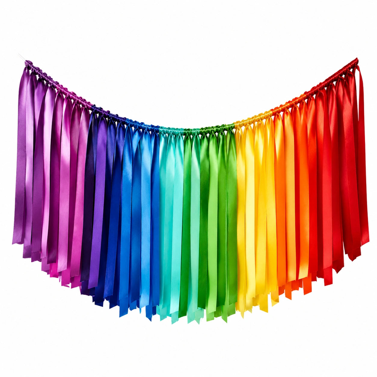 Guirlande de Rubans Arc-en-ciel Multicolores 200x50 cm