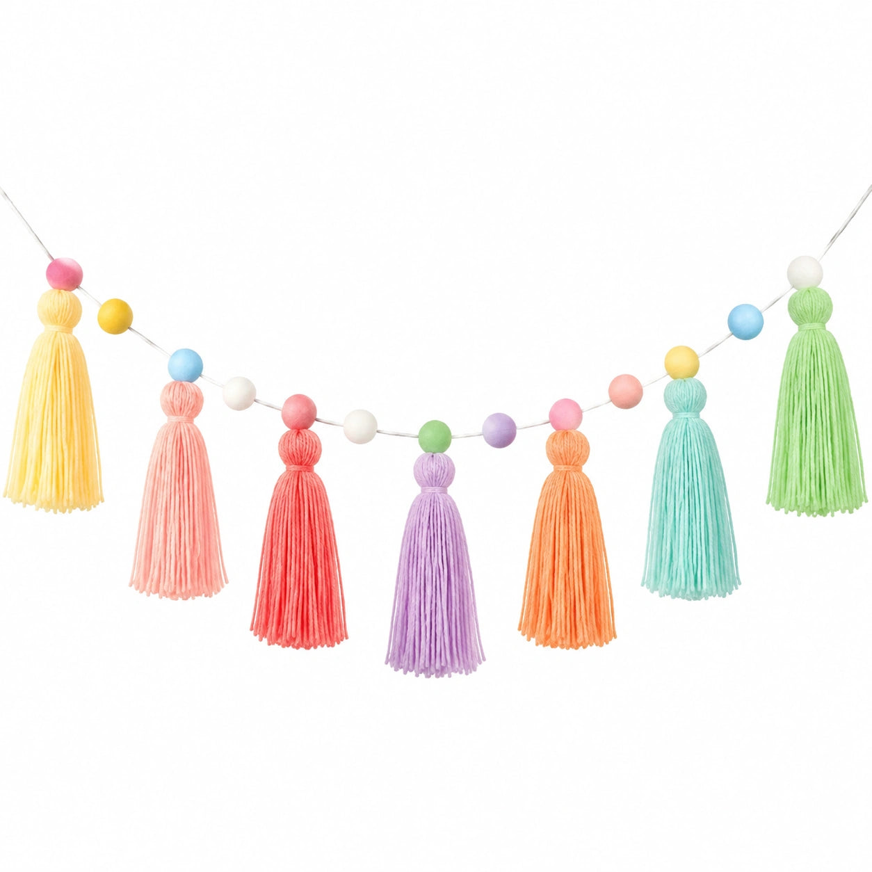 Guirlande Décorative à Pompons Multicolores